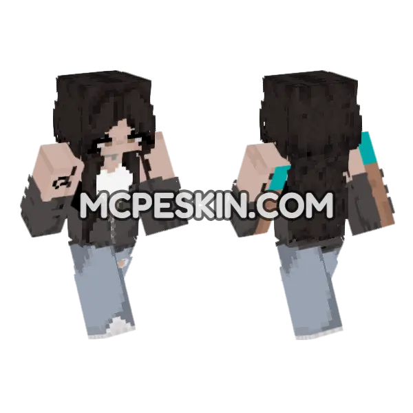 Tilted Tricks Minecraft Bedrock skin, front and back