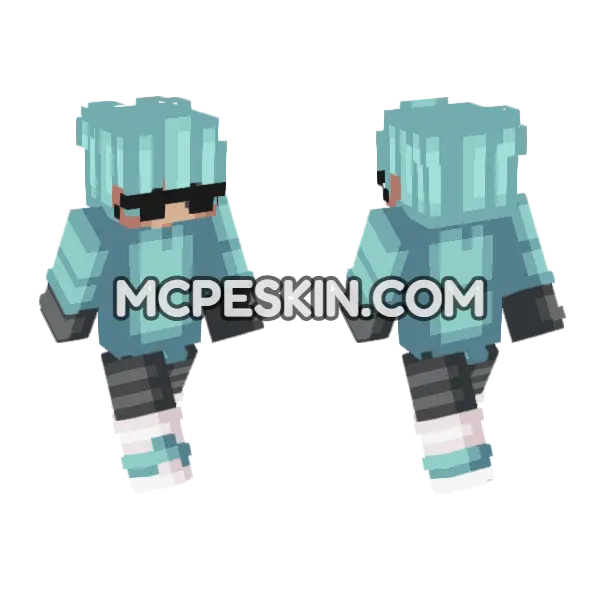 Tim Minecraft Bedrock skin, front and back