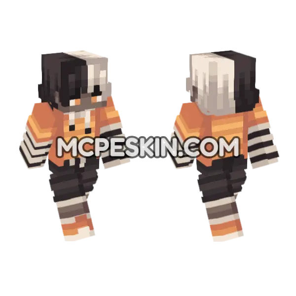 Tim Minecraft Bedrock skin, front and back