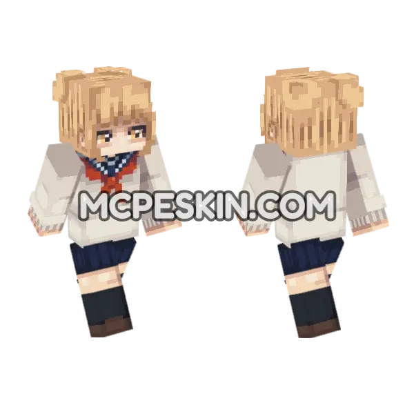 Tina School Uniform Minecraft Bedrock skin, front and back