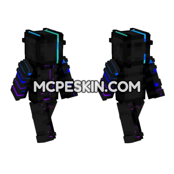 Titank Minecraft Bedrock skin, front and back