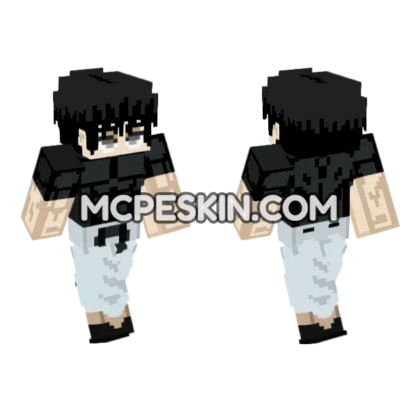 Toji Fushiguro, front and back