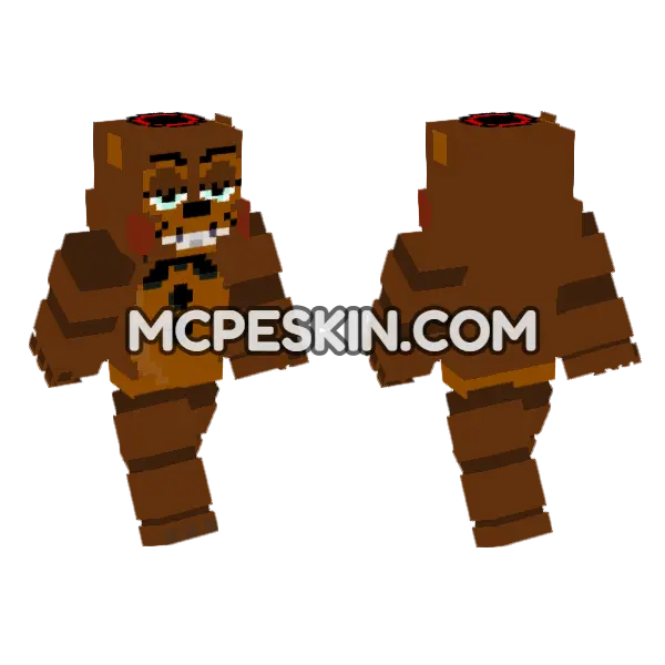 Toy Freddy, front and back