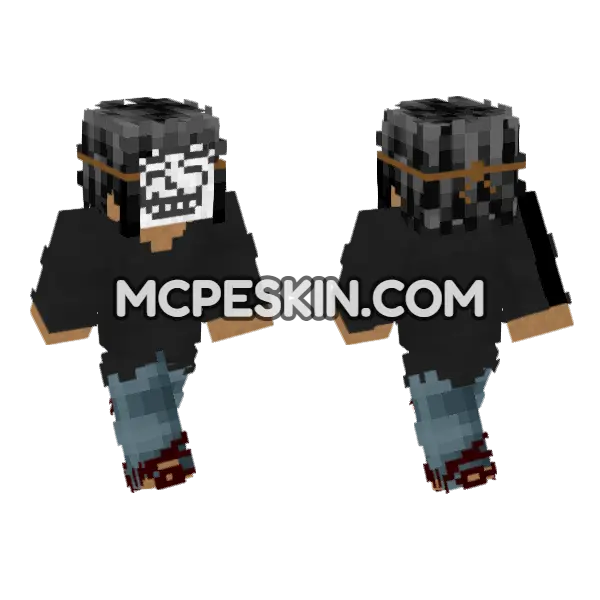 Troll Face Hoodie, front and back