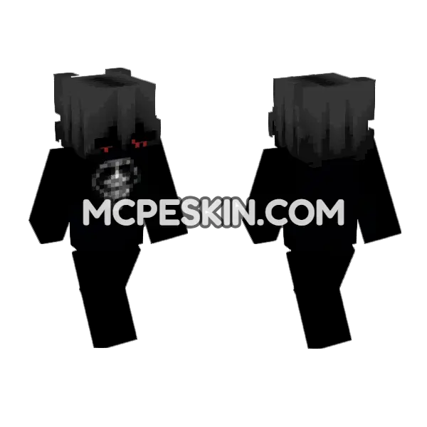 Trollface Boy Minecraft Bedrock skin, front and back