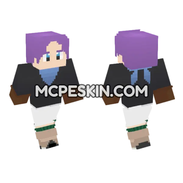 Trunks 6273990 Minecraft Bedrock skin, front and back