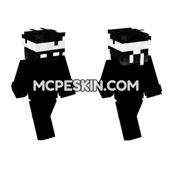 Tryhard Skin Minecraft Bedrock skin, front and back