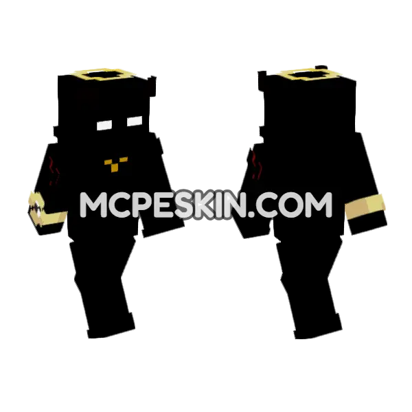 Tryhard Skin Minecraft Bedrock skin, front and back