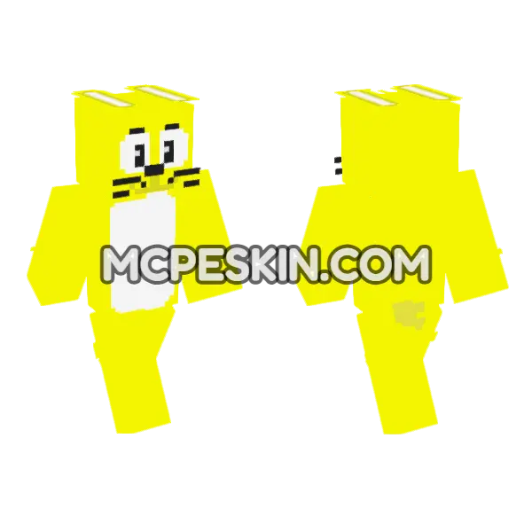 Turma Da Monica Ecolis Minecraft Bedrock skin, front and back