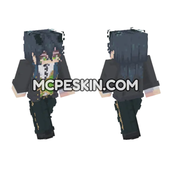 Twisted Wonderland Malleus Draconia, front and back