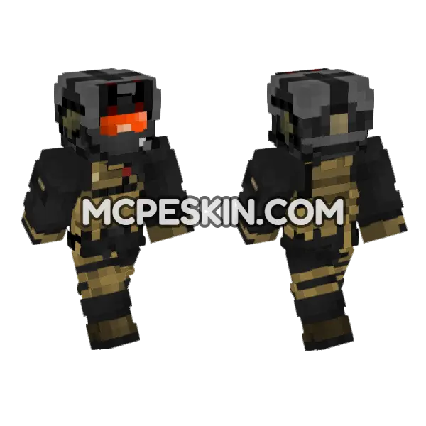 Us Shadow Company 2019 3 Minecraft Bedrock skin, front and back