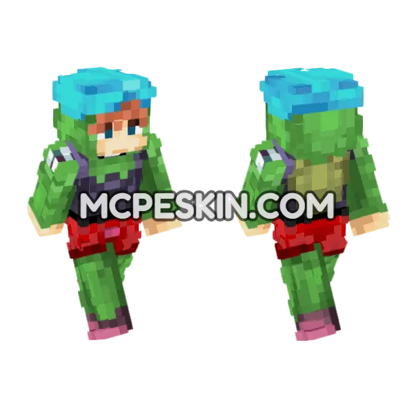 Usagi Alohoae Minecraft Bedrock skin, front and back