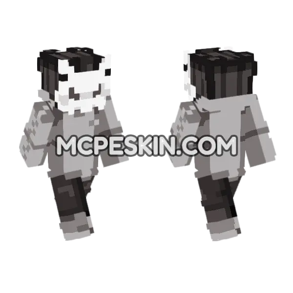 Valerius Minecraft Bedrock skin, front and back