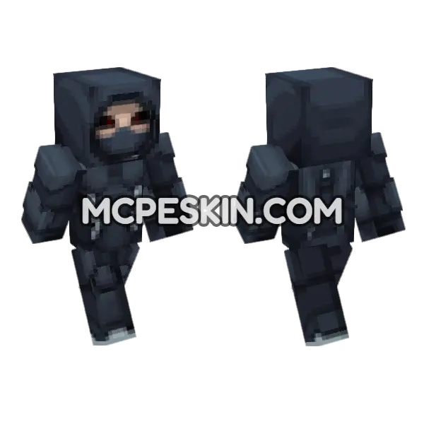 Vane Minecraft Bedrock skin, front and back