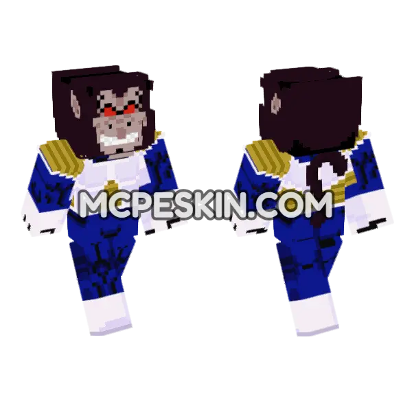 Vegeta Oozaru Form, front and back