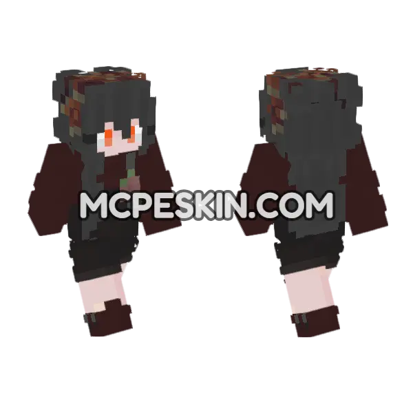 Venous Shadow Minecraft Bedrock skin, front and back