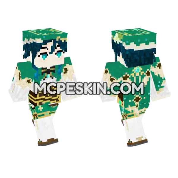 Venti 6863947 Minecraft Bedrock skin, front and back