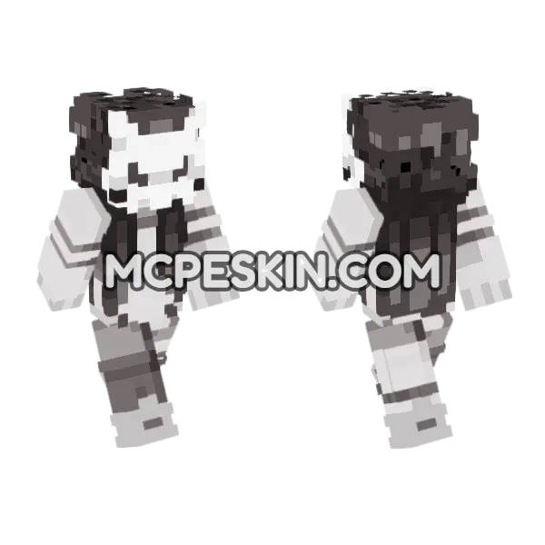 Vesper Skin Minecraft Bedrock skin, front and back
