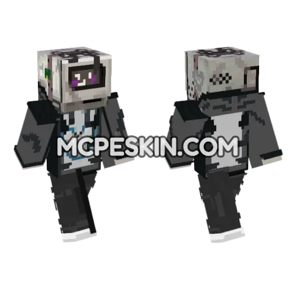 Vesper Skin Minecraft Bedrock skin, front and back