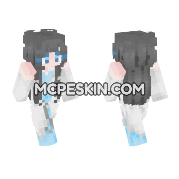 Veyna Minecraft Bedrock skin, front and back