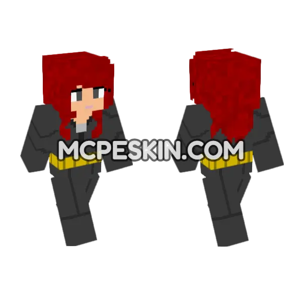 Vi Va Negra Skin Minecraft Bedrock skin, front and back