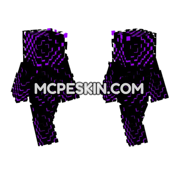 Vibe Skin Minecraft Bedrock skin, front and back