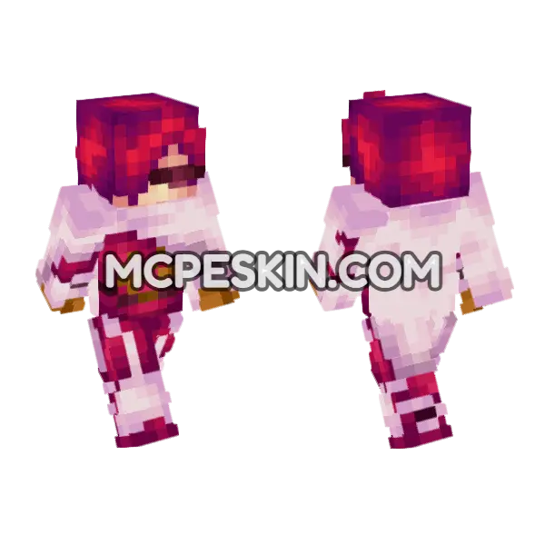 Vinsmoke Ichiji Minecraft Bedrock skin, front and back