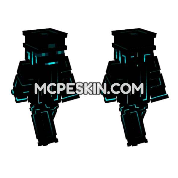Violet Skin Minecraft Bedrock skin, front and back
