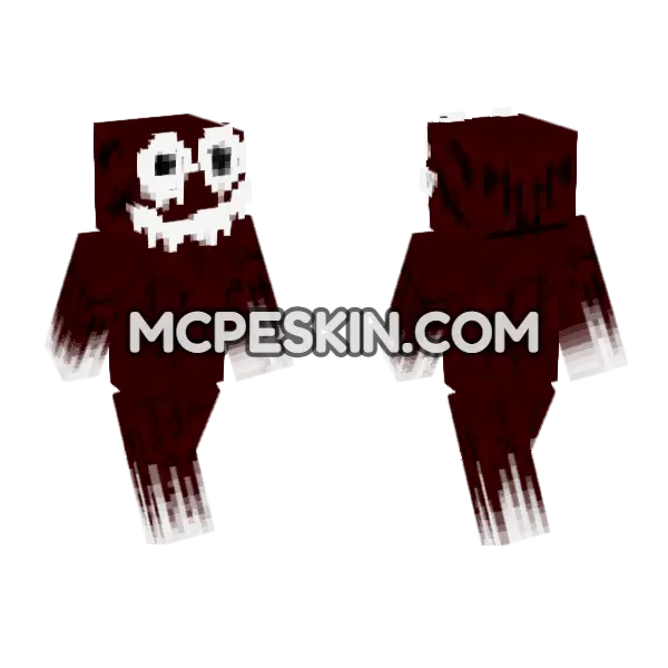 Voidborn Minecraft Bedrock skin, front and back