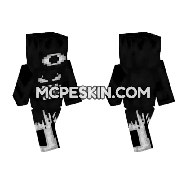 Watcher Skin Minecraft Bedrock skin, front and back