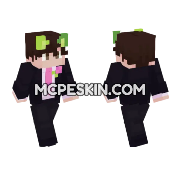 Wato1876 Minecraft Bedrock skin, front and back