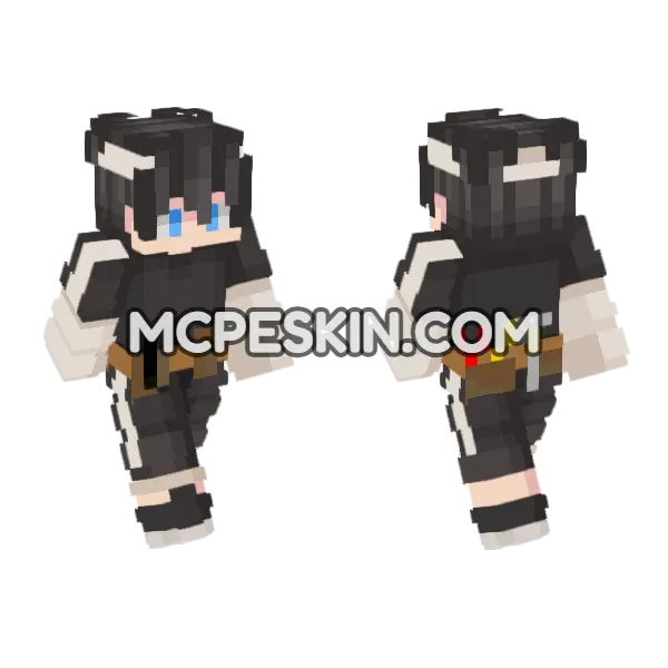 Wattmaster Minecraft Bedrock skin, front and back