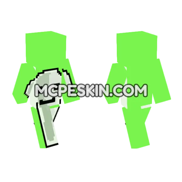 Weird Dream 5853779 Minecraft Bedrock skin, front and back