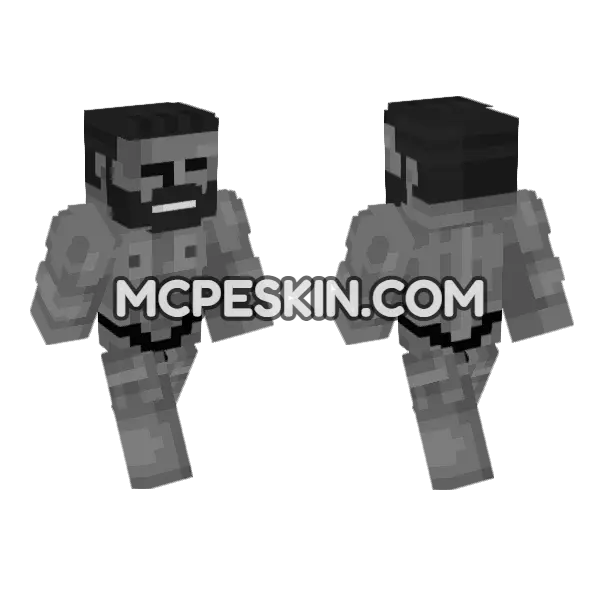 What Minecraft Bedrock skin, front and back