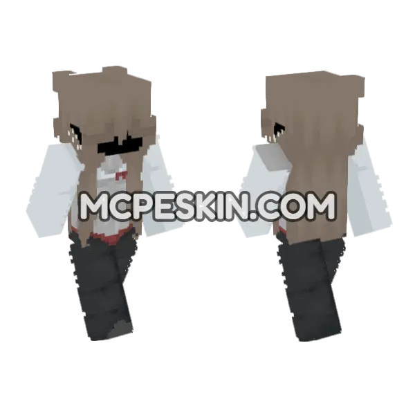 White Hooded Figure, front and back