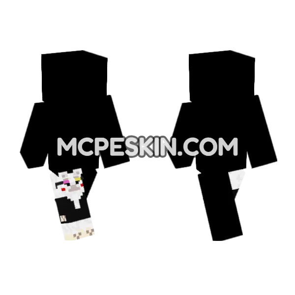 White Kitsune Mask, front and back