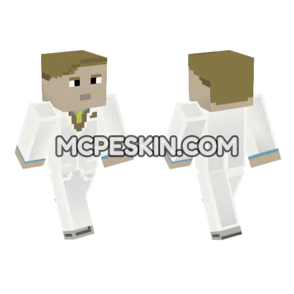 White Lab Coat, front and back