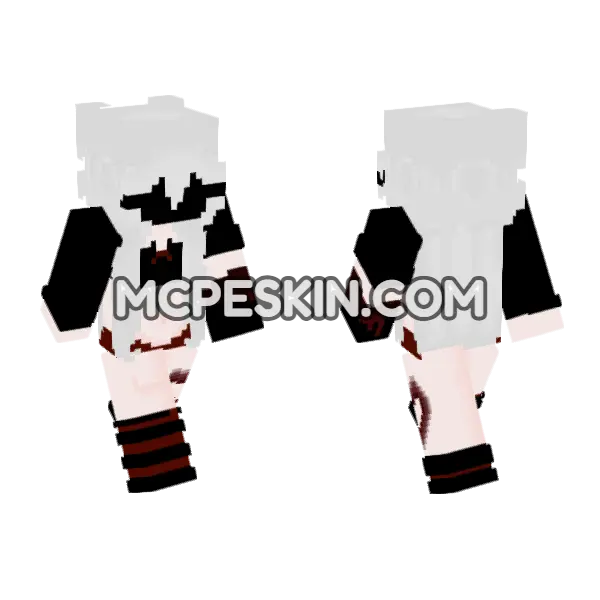 White Out Faceless, front and back
