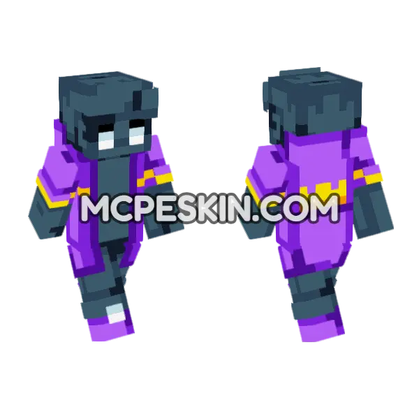 White Shoes No Crown Minecraft Bedrock skin, front and back