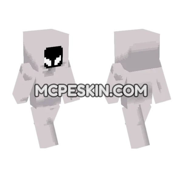 White Venom Suit, front and back