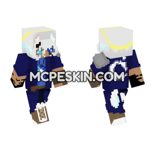 White Winged Mage, front and back