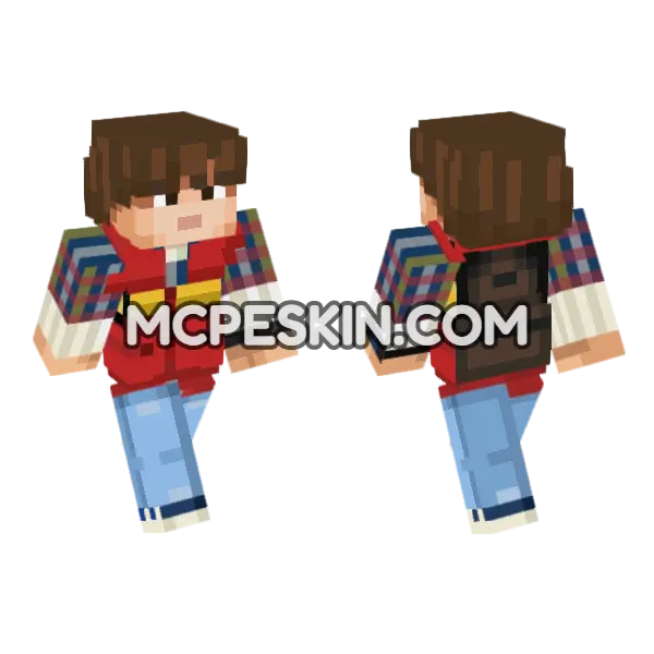 Will Season 1 Minecraft Bedrock skin, front and back