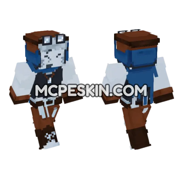 Winter Explorer Outfit, front and back