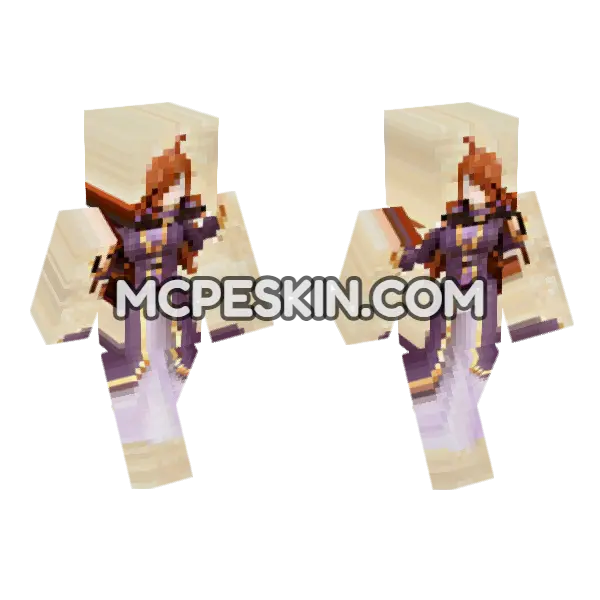 Wiz 5669156 Minecraft Bedrock skin, front and back