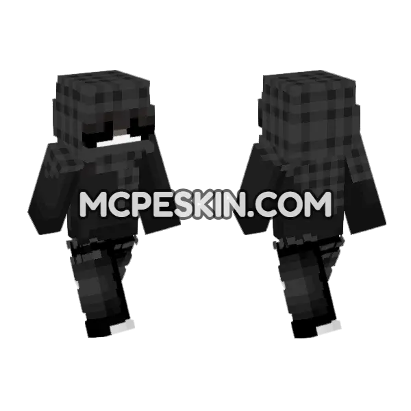 Wreeeper Skin Minecraft Bedrock skin, front and back