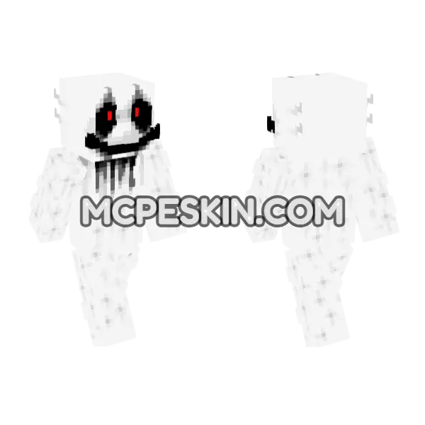Wretched Ghost Skin Minecraft Bedrock skin, front and back