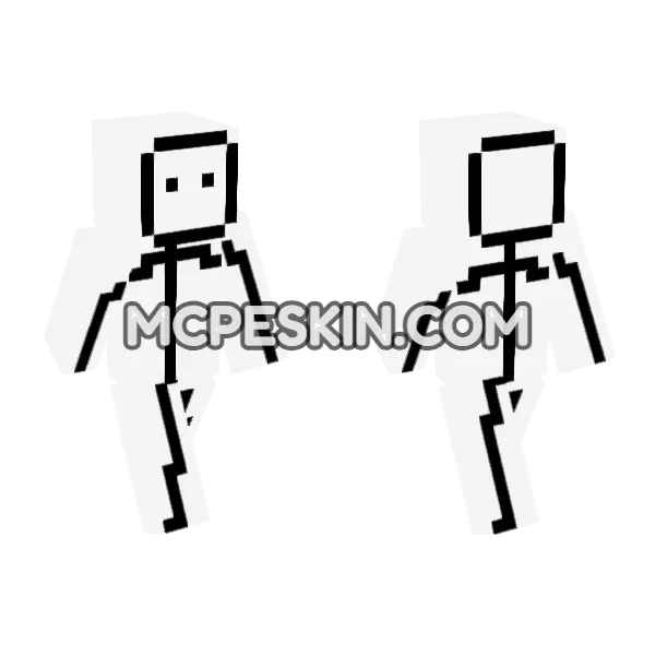 Xiaro Skin Minecraft Bedrock skin, front and back