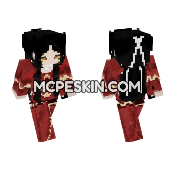 Xie Lian Wedding Outfit, front and back