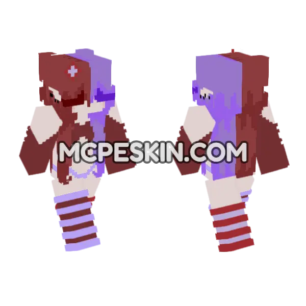 Xspqrk 6791523 Minecraft Bedrock skin, front and back