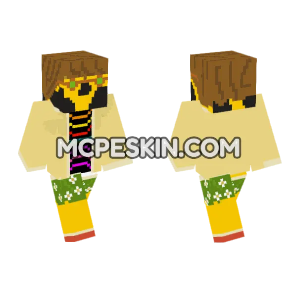 Yellow Bee Outfit, front and back